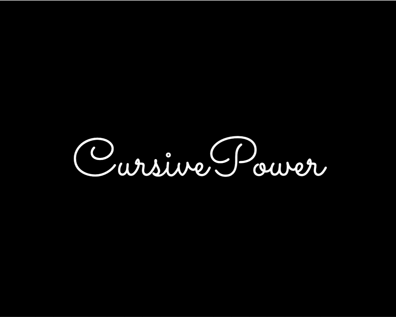 Cursive Power